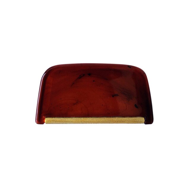 Peigne de nettoyage en boule de cachemire, bande de cuivre, dénudeur de vêtements en laine, brosse de boulochage, peignage et nettoyage à sec, soins spéciaux: Rouge