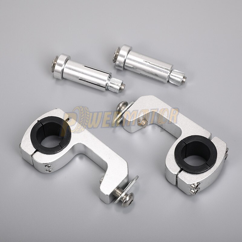Motorcycle Accessories Aluminum Hand Guard Falling Protection Bracket Mounting Holder 22 28mm Handle Enduro Dirt Bike Motocross: Default Title