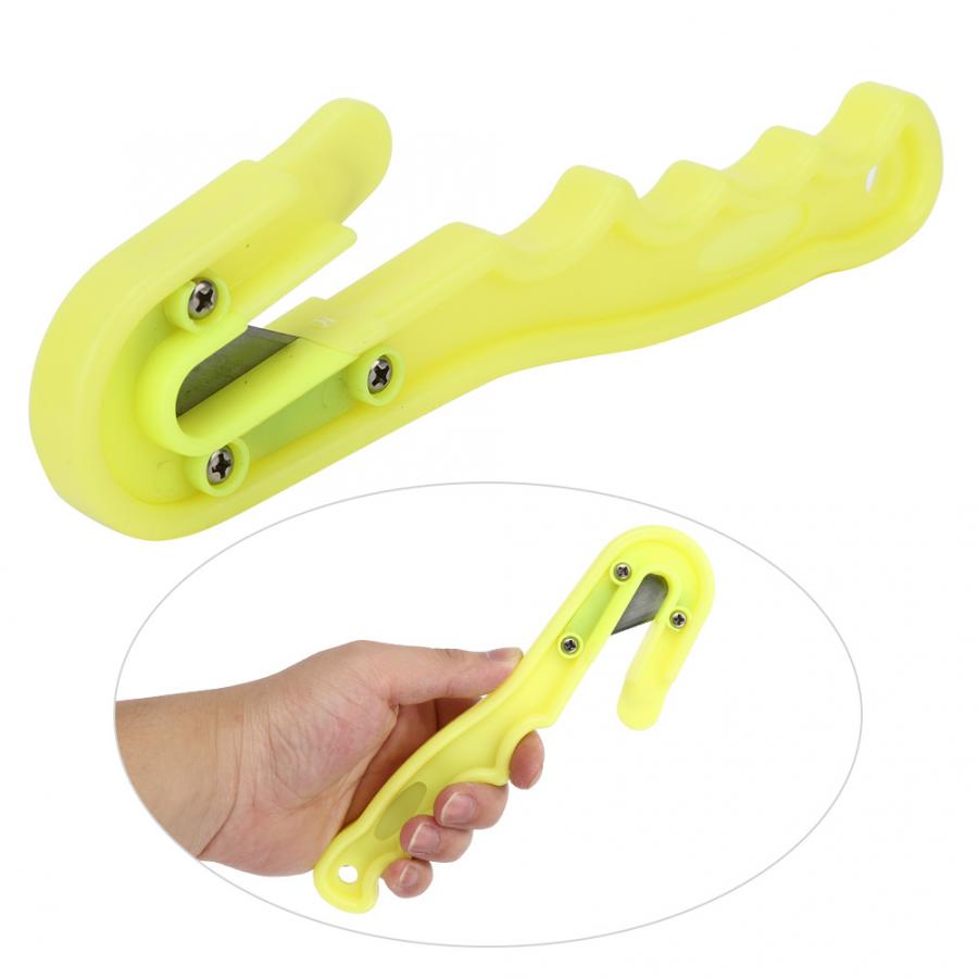 Portable Fishing Line&Cable Cutter Scuba Diving Dive Knife with 2 Spare Blades for Scuba Swimming Diving Accessories