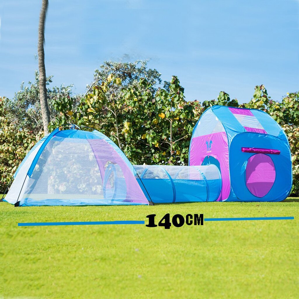 Kids Up Play Tent With Tunnel 3 in 1 Playhut Ball Grandado