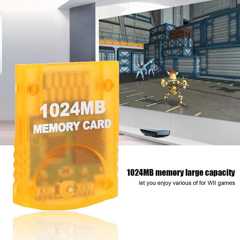 1024MB Memory Card Game For WII Game Square Game Console,High-Speed and Efficient Transmission Performance