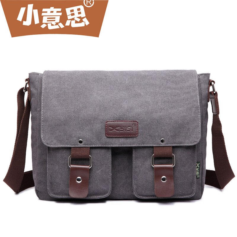 Mulher Saco de Mão Das Mulheres Da Lona Mensageiro Homem Ombro Mochila Lazer Estudante UMA Bolsa Crossbody Sacos Para Bolsas Bolsas Carteiro: gray