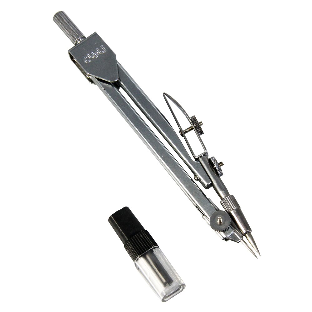 Deli Student metal Compasses drawing art pencil Compasses
