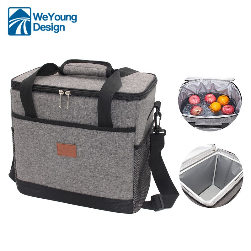 25L Large Capacity Cooler Ice Bag Insulated Cold Food Storage Bags Keep Fresh Leakproof Picnic bag Container