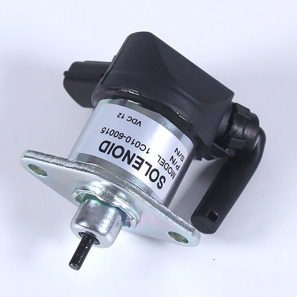Solenoide de parada de seguridad de aleación de aluminio 1C010-60015 para piezas de Motor de apagado de combustible práctico para Kubota M6800 M8200 M8540