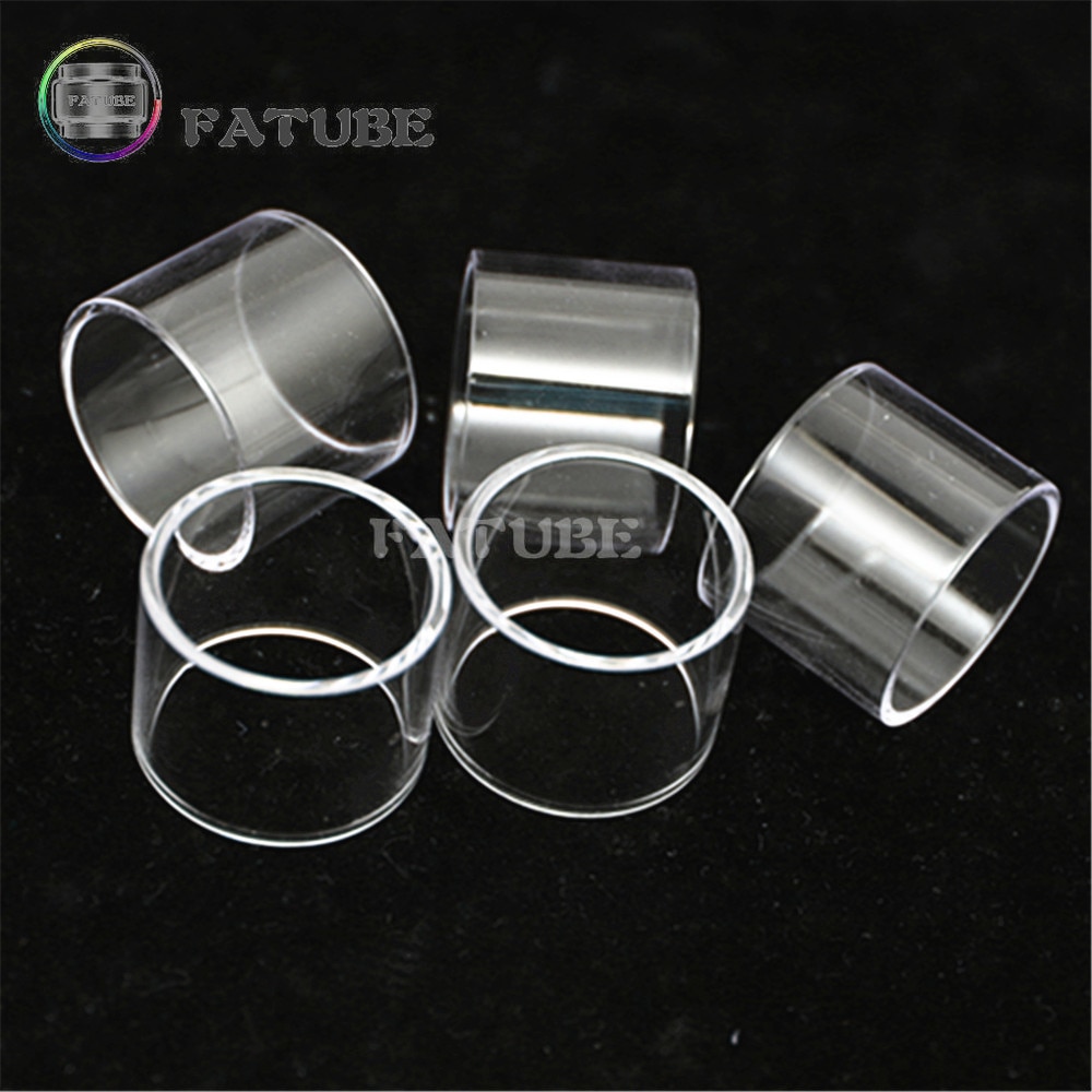 FATUBE 5 stücke blasiert gerade GLAS ROHR für Skrr SKRR-S Mini Panzer Luxe S II 220W Bausatz / Luxe nano Himmel Solo Plus / Himmel Solo