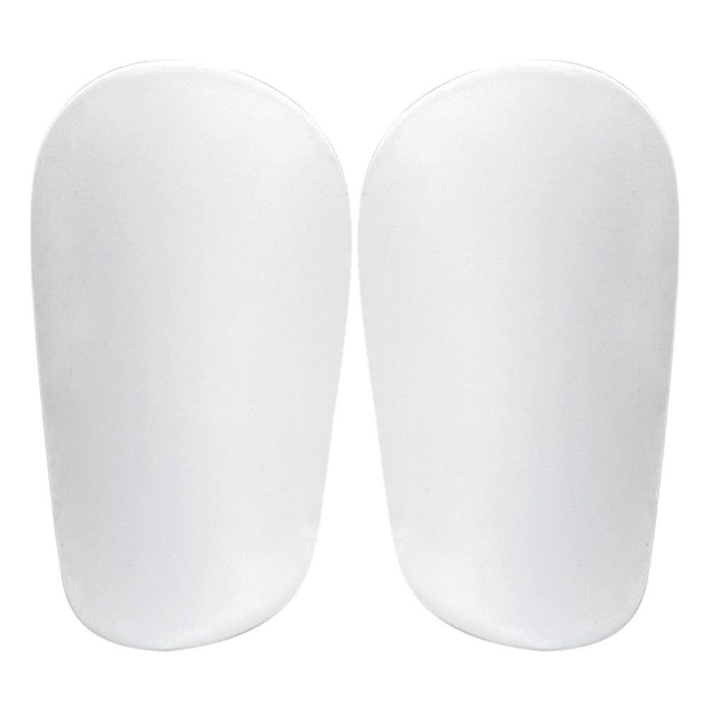 1 paio di parastinchi da calcio equipaggiamento protettivo extra ottavino parastinchi in plastica EVA parastinchi per protezione per le gambe da calcio per bambini adulti: bianca