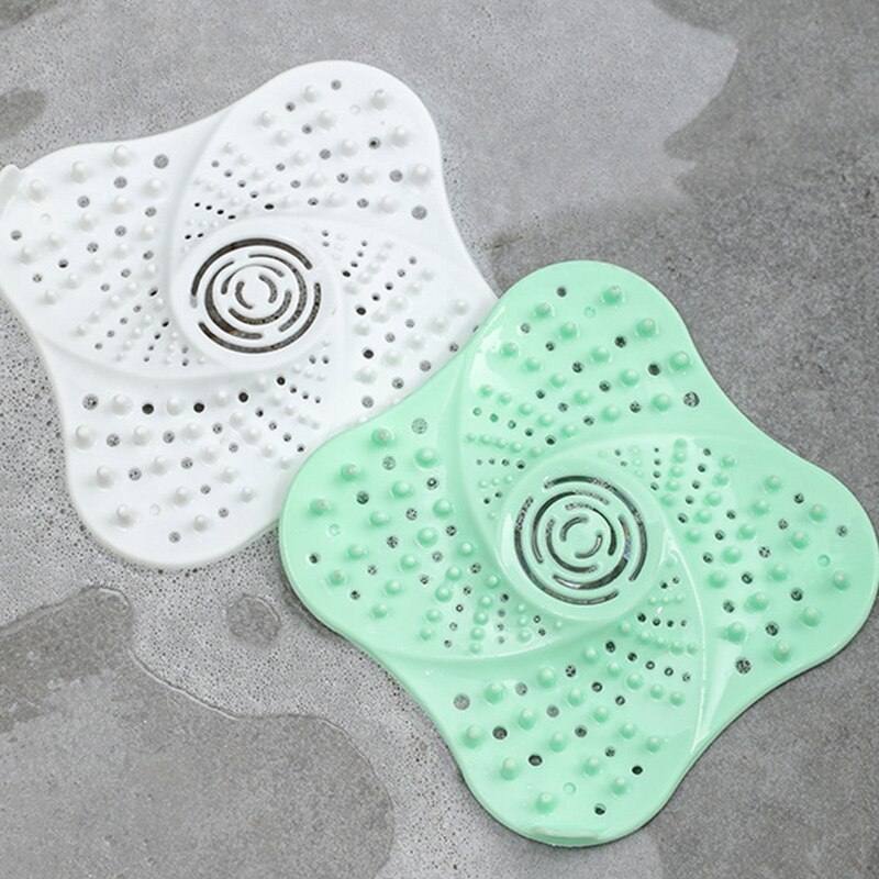 6 stuks doucheafvoer haarvanger badstop afdekking afvoerbeschermer tpr gootsteen afvoerzeef rioolfilters  js22