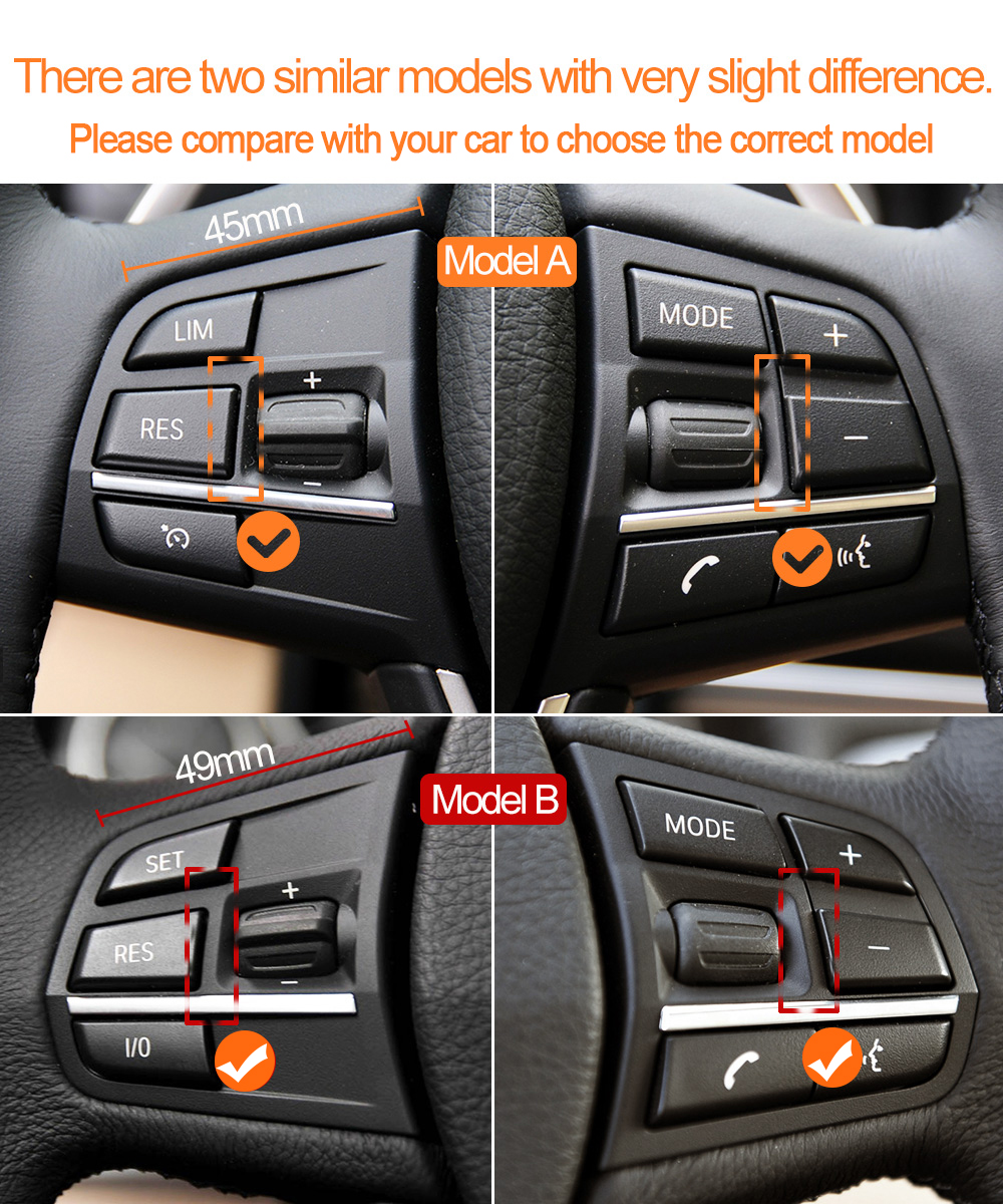 Auto Lenkrad Kontrolle Schalter Tasten Für 1 3 4 5 6 7 X3 X5 Serie F20 F30 F34 F36 F10 F11 F07 F12 F01 F02 F15 F16 F25 F26