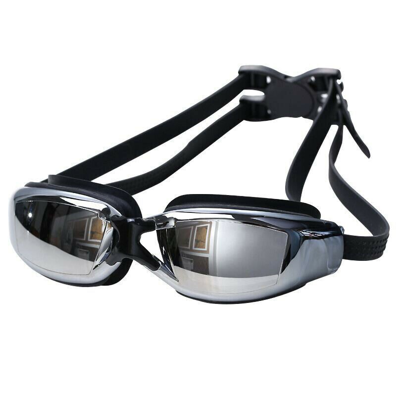 Galvaniseren Uv Anti-Fog Badpak Bril Zwemmen Duiken Verstelbare Zwembril Dames Mannen Zwemmen Goggle