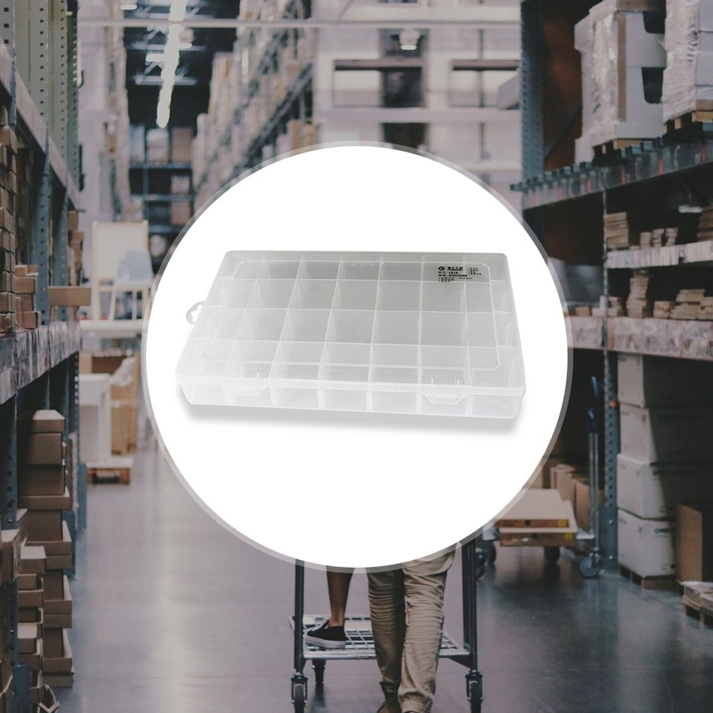 1210 Plastic Tool Box Transparent Toolbox Electronic Components Screw Storage Box Electronic Plastic Parts Tool Boxes