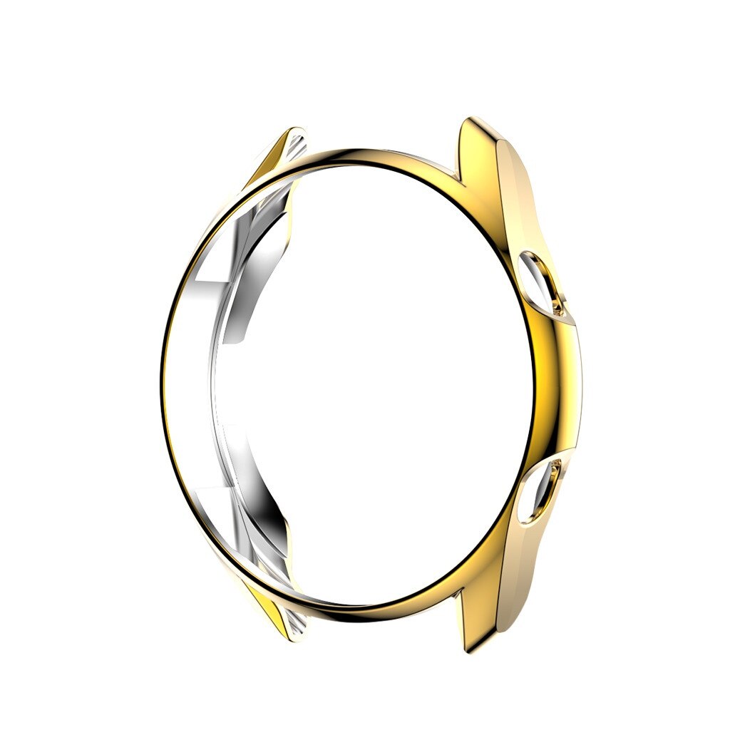 Ultra Thin PC All-Around Screen Protector For Samsung Galaxy Watch Active 3 45mm Anti-scratch Anti-fingerpint Screen Protector: Gold