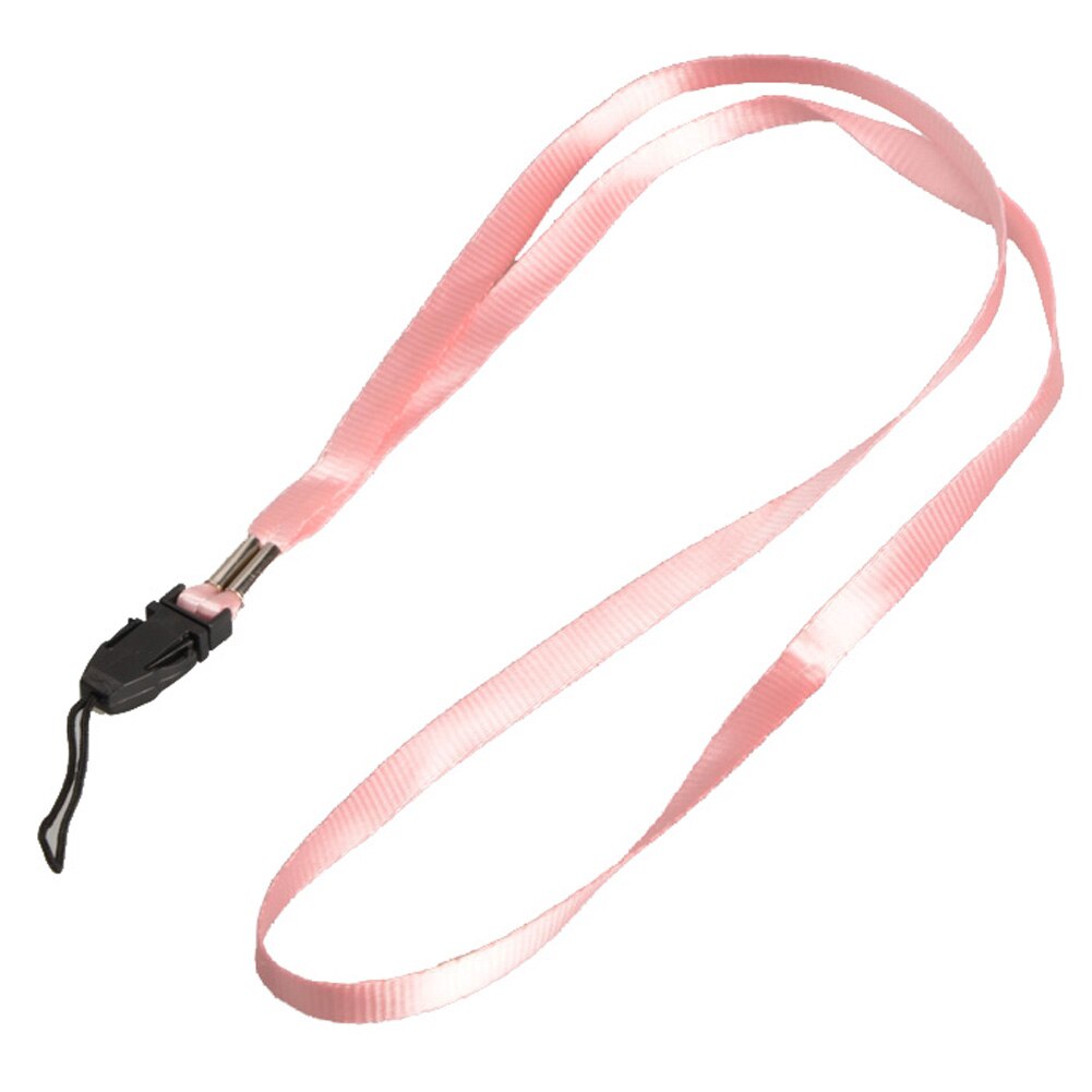 Lanyards Neck Phone Strap For ID Pass Card Badge Gym Key / Mobile Phone USB Holder DIY Hang Rope Lariat Lanyard: pink