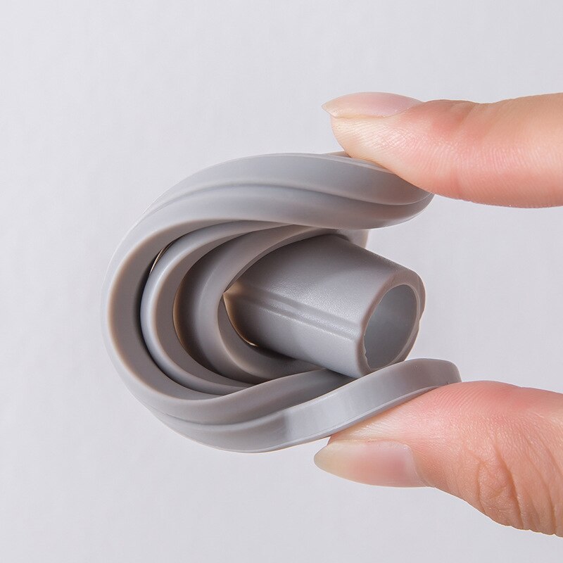 Silicone Folding Funnel Retractable Household Liquid Sub-mini Funnel White Grey Funnel Kitchen Gadget