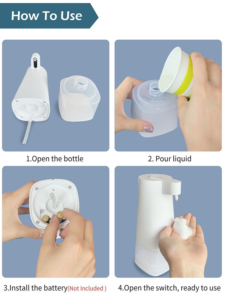 soap dispenser kitchen touchless liquid soap dispenser smart sensor hands