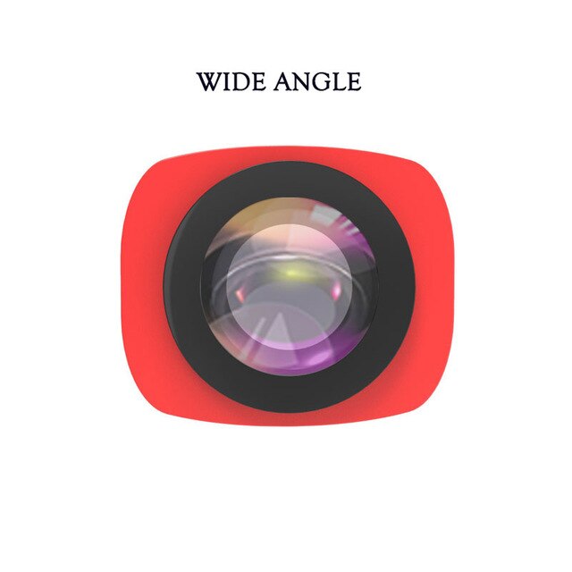 Objectif Super grand Angle dans les accessoires de cardan pour poche DJI 2/Osmo poche CPL 12.5X étoile ND16 filtre de caméra grand Angle: Black