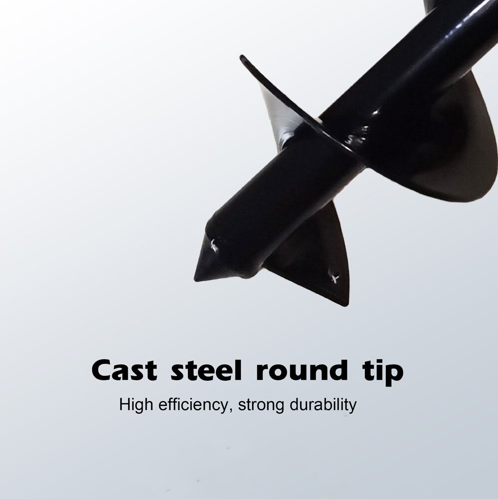 Handheld Manual Digger Post Hole Drill Bit Spiral Garden Ground Auger