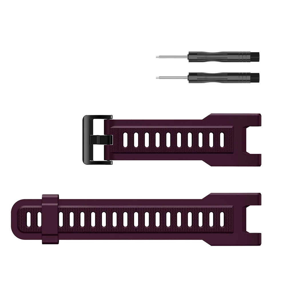 Bracelet en Silicone pour Amazfit T-REX / Trex Pro, accessoires remplaçables, Bracelet de montre pour Huami Amazfit T rex: L / Charbon noir