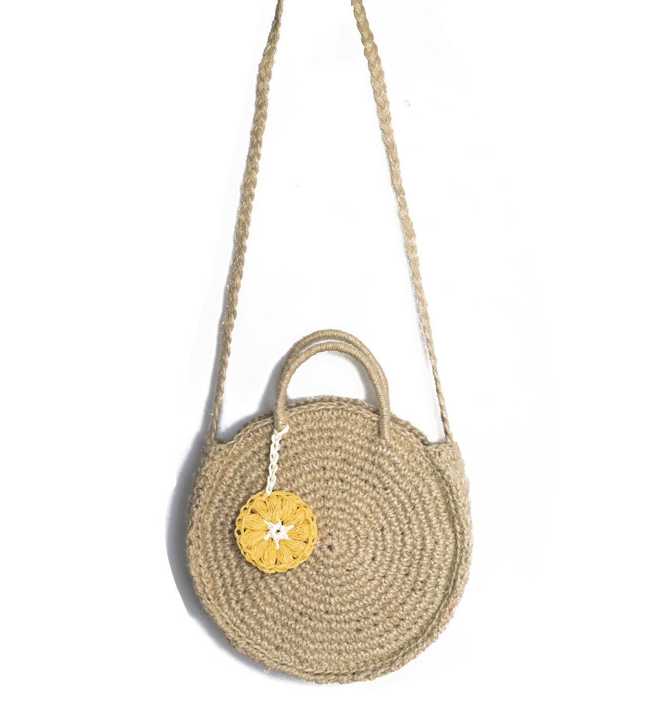 Kavshak Gänseblümchen Detail Jute Stilvolle Natürliche Runde Tasche Rattan Strand Bote in Der Türkei luxus handtaschen frauen taschen: Default Title