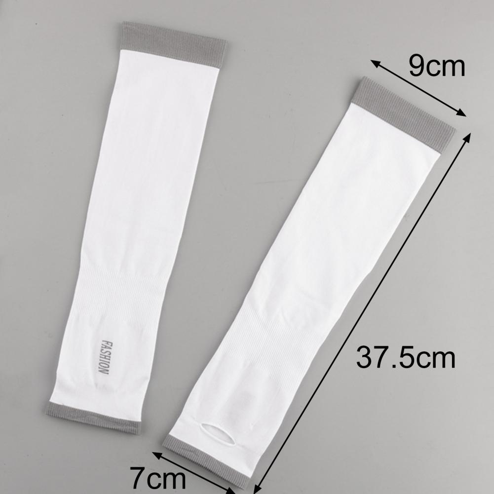 1 pair of super soft, fade-resistant spandex unisex arm sleeves, sunscreen, uv-resistant, cooling sleeves for camping