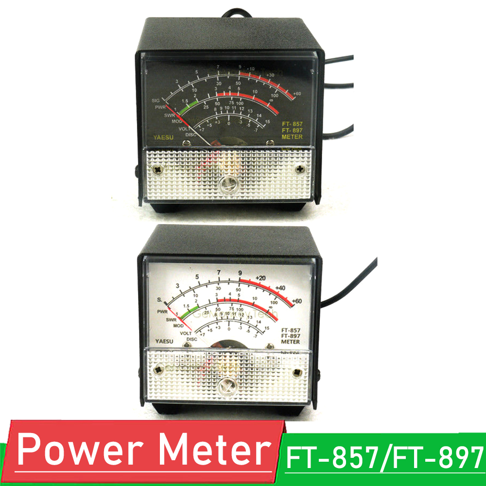 External S meter/ SWR / Power Meter Receive display meter For Yaesu FT-857/FT-897 standing wave ratio meter WHITE/BLACK