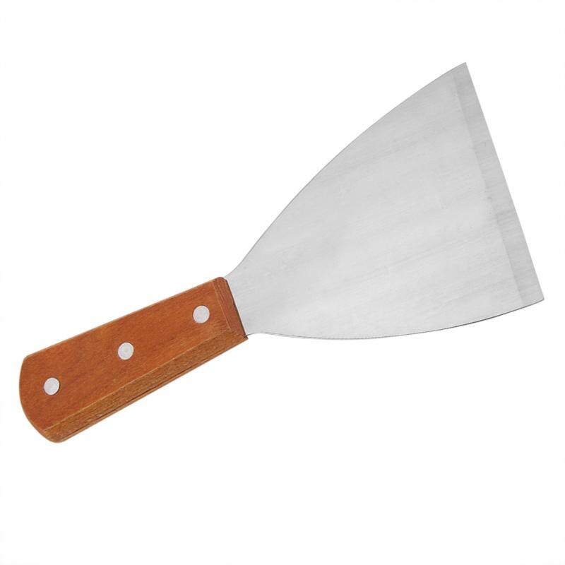 Stainless Steel Non-Stick BBQ Grill Beafsteak Griddle Spatula Hamburger Turner Scraper Pancake Flipper Cooking Tool