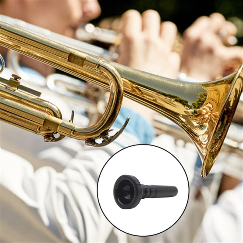 Instrumento musical de repuesto ABS, práctica, portátil, boquilla de trompeta, Accesorios para Instrumentos Musicales