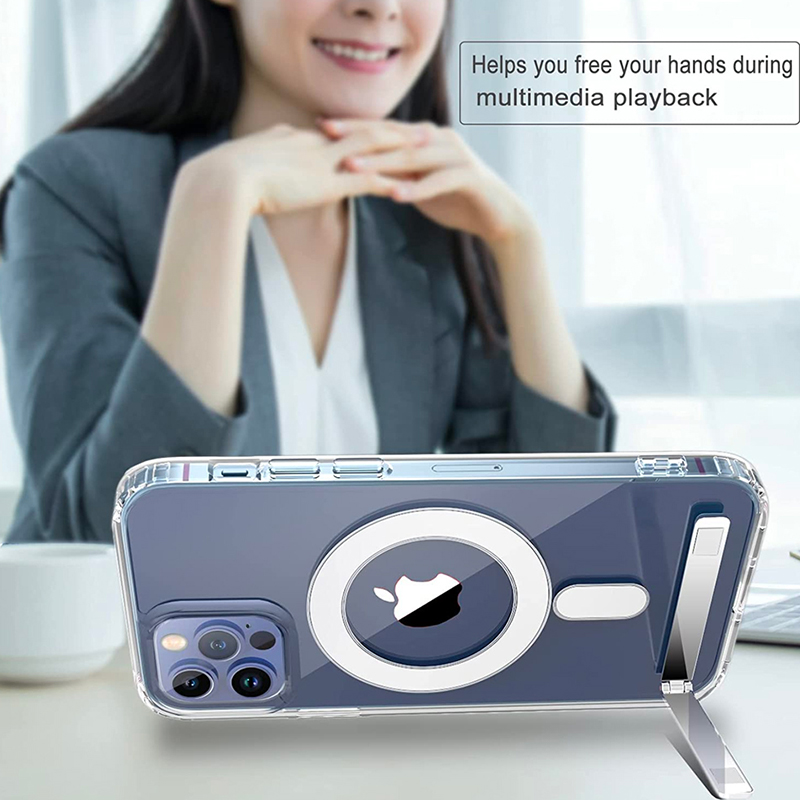 Magnetiskt telefonskal för trådlös laddning iphone 16 15 pro max plus 14 13 12 mini 11 mobilskal stötsäkert genomskinligt bakstycke