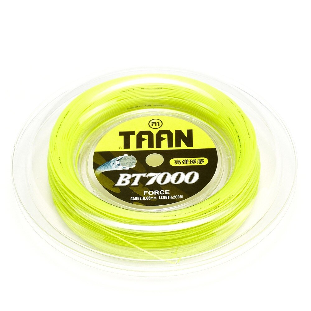 Cuerdas de bádminton TAAN BT7000, 0,68mm, duraderas, alta flexibilidad, buen Control, 200m: Yellow