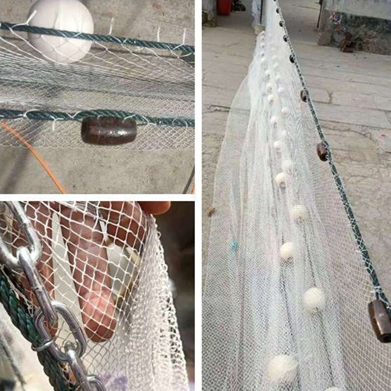 Semi-finished fishing net stake net Breeding nets Crop protection net Balcony isolation Multifunction nylon network hand net