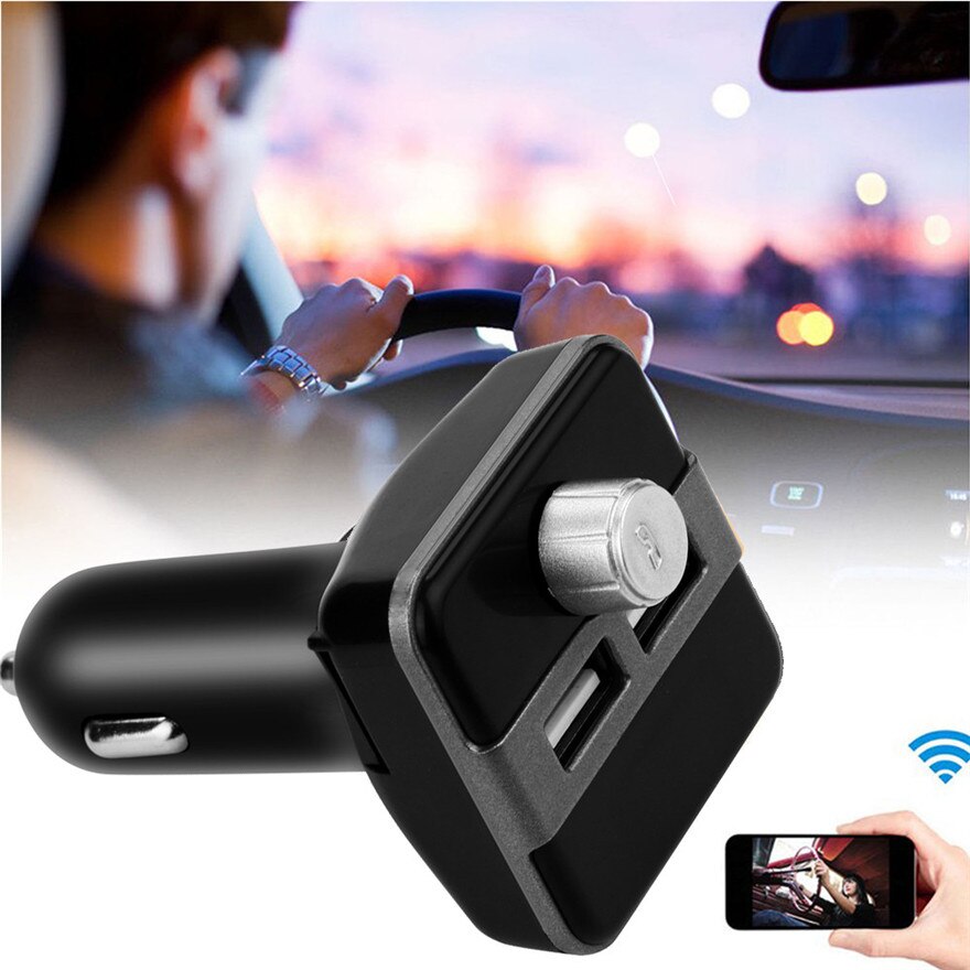 BT20B Bluetooth FM LCD Transmitter Wireless MP3 TF Radio Adapter USB Charger Car Kit Black Durable Practical l0430