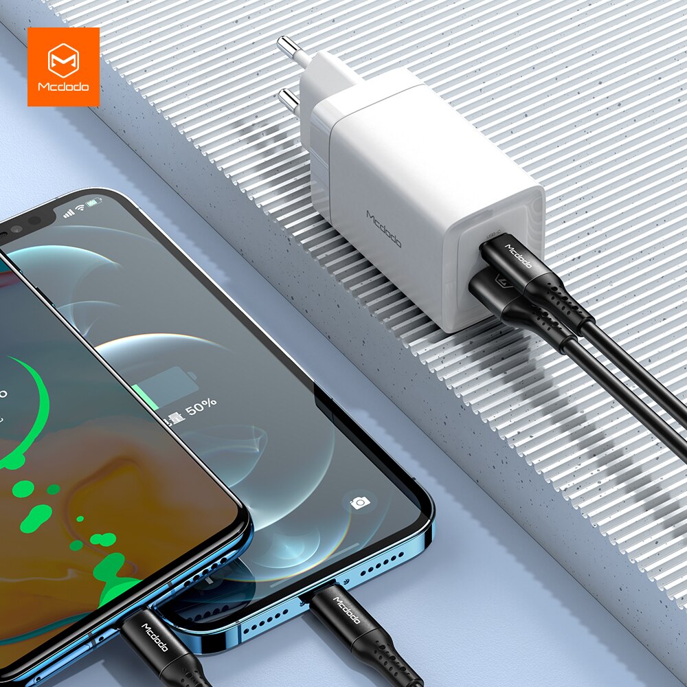 Mcdodo 47W Fast Charger Type C Pd Quick Charge 3.0 QC4.0 Eu Plug 2 Poorten Usb Voor Iphone Draagbare mobiele Telefoon Oplader