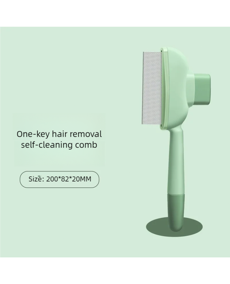 Cepillo para gatos para pelo corto y largo, herramienta de deshedding con botón de liberación, peine para el cuidado de mascotas, removedor de piel, suministros de caída