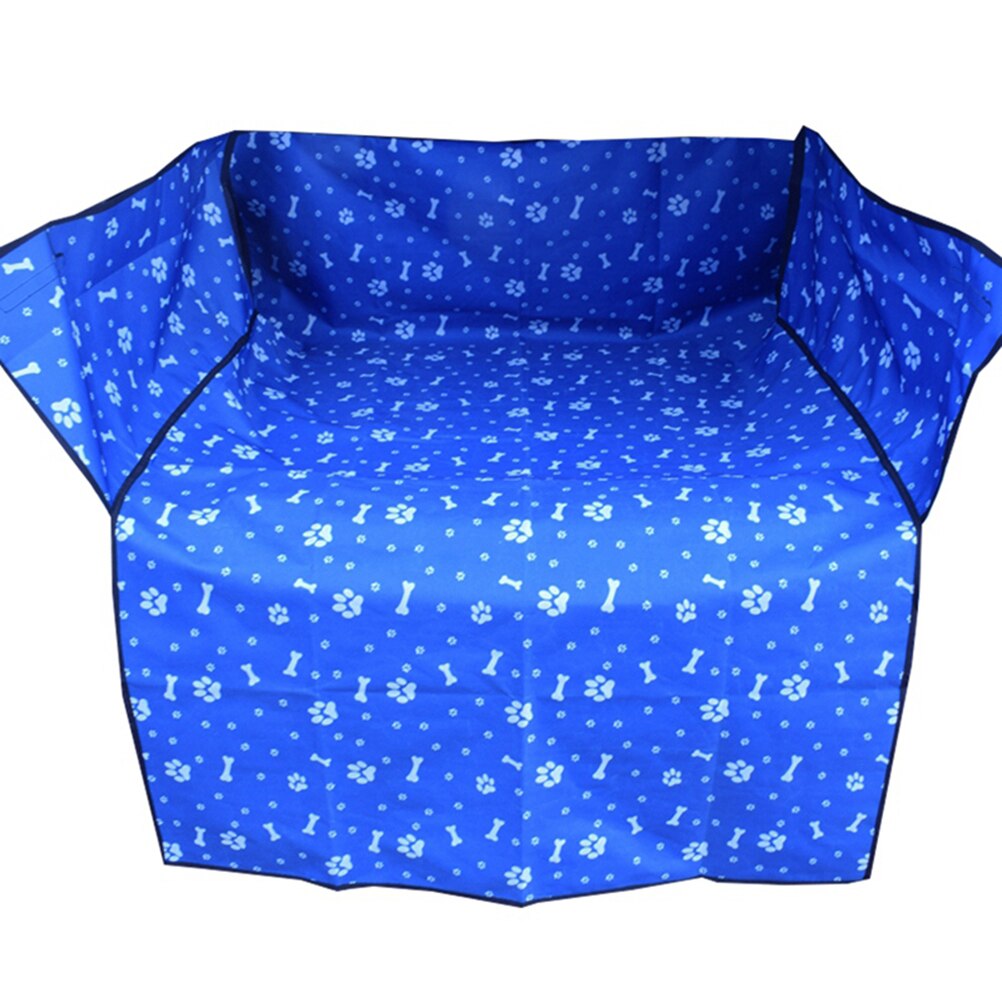 1 sztuk duży samochód mata robić bagażnika dla zwierząt plandeka wodoodporna placki kot tylne pokrowce tylne automatyczny Podkładka ochrona na pas samochodowy koc 4 kolor A35: niebieski