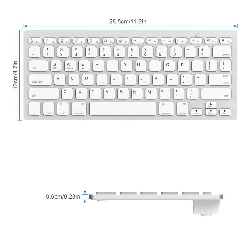 kabellos Spielen Tastatur Computer Spiel Universal- Bluetooth Tastatur für Spanisch Deutsch Russisch Französisch Koreanisch Arabisch r57