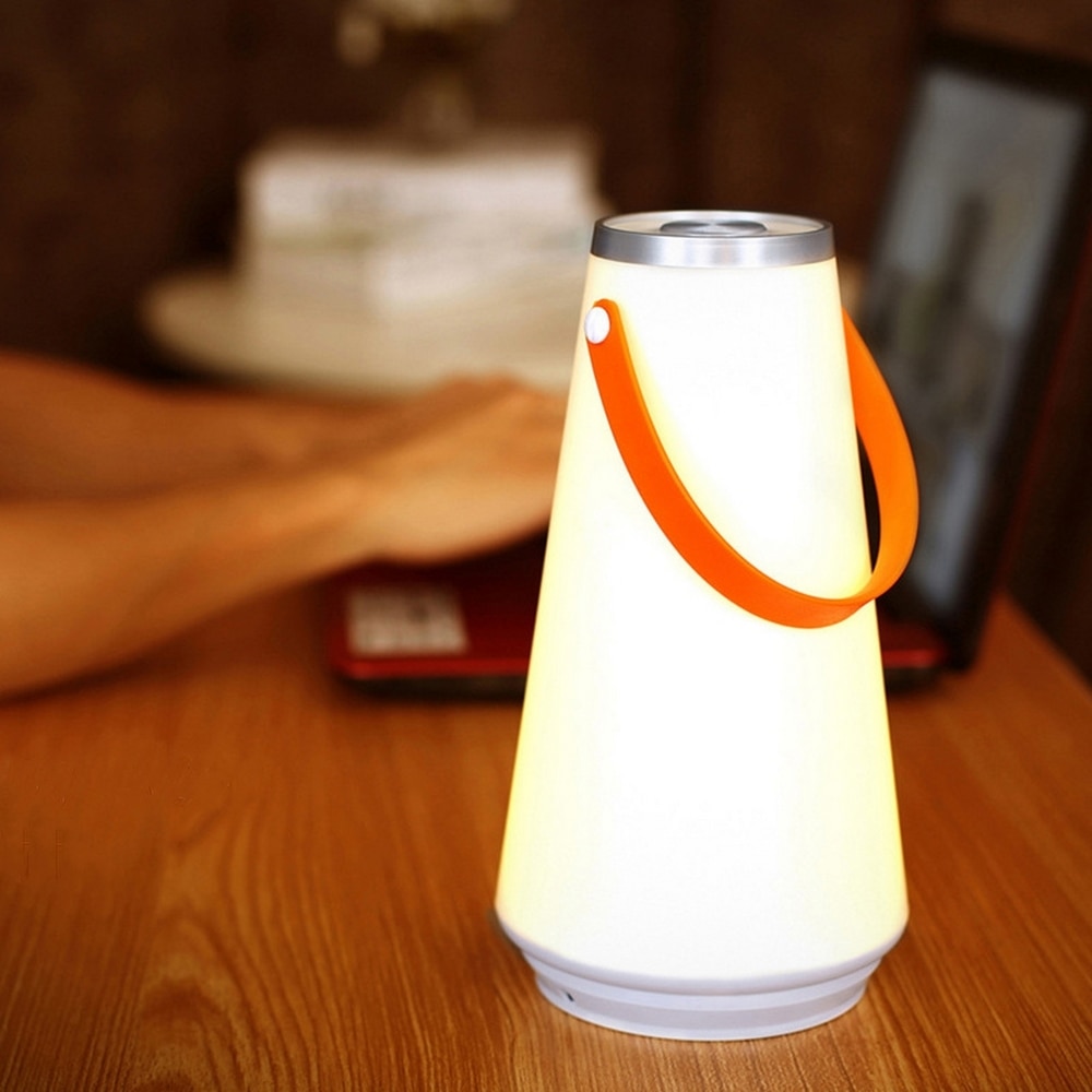 Draagbare Led Nachtlampje Creatieve Outdoor Camping Noodverlichting Usb Oplaadbare Touch Switch Nachtkastjes Tafel Leeslamp