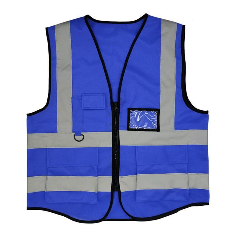 Reflecterend fietsvest ademend verkeer nacht werk beveiliging hardlopen reflecterend veiligheidsvest buiten waarschuwing reflecterend vest: M