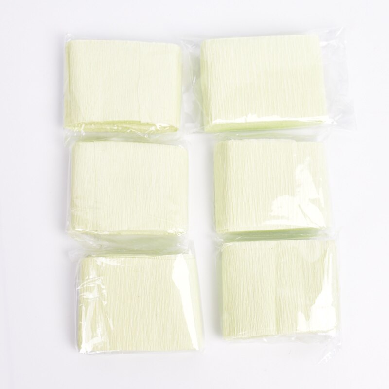 6pcs/lot Macaron Pastel Crepe Paper Streamers Rainbow Unicorn Birthday Party Decoration for Baby Shower Backdrop 5cm*2.5m: Green