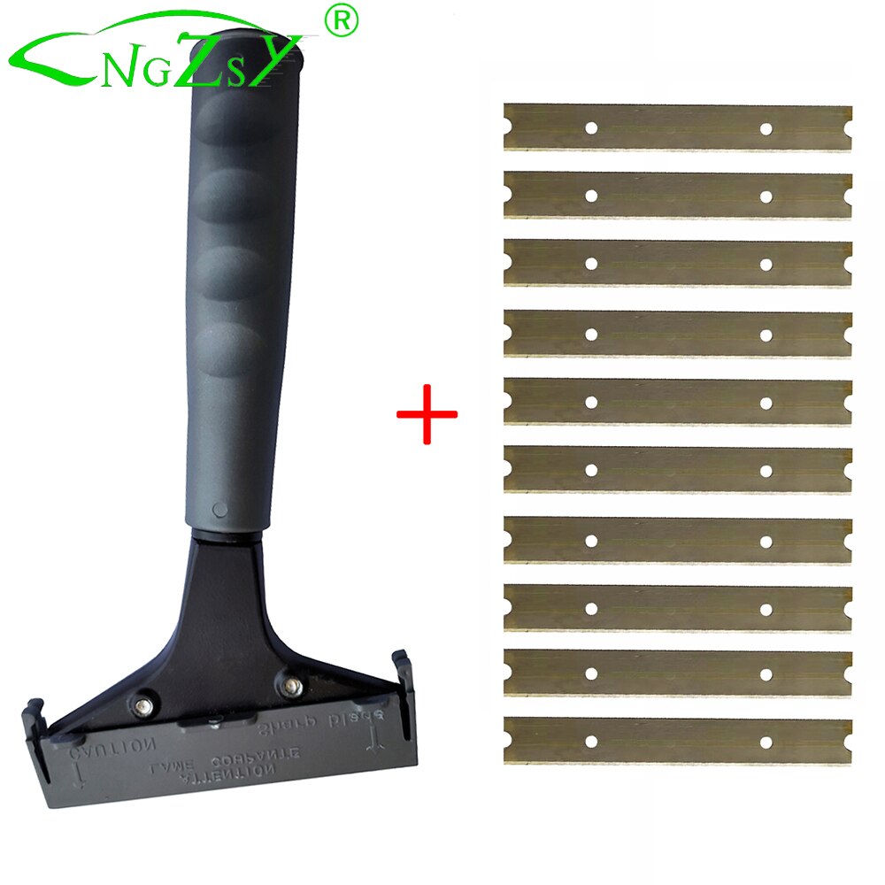 Auto Ijs Windows Fornuis Schoonmaken Muur Glas Schrapen Messen Lijm Sticker Film Poster Verf Removal Tool E29 + 10M