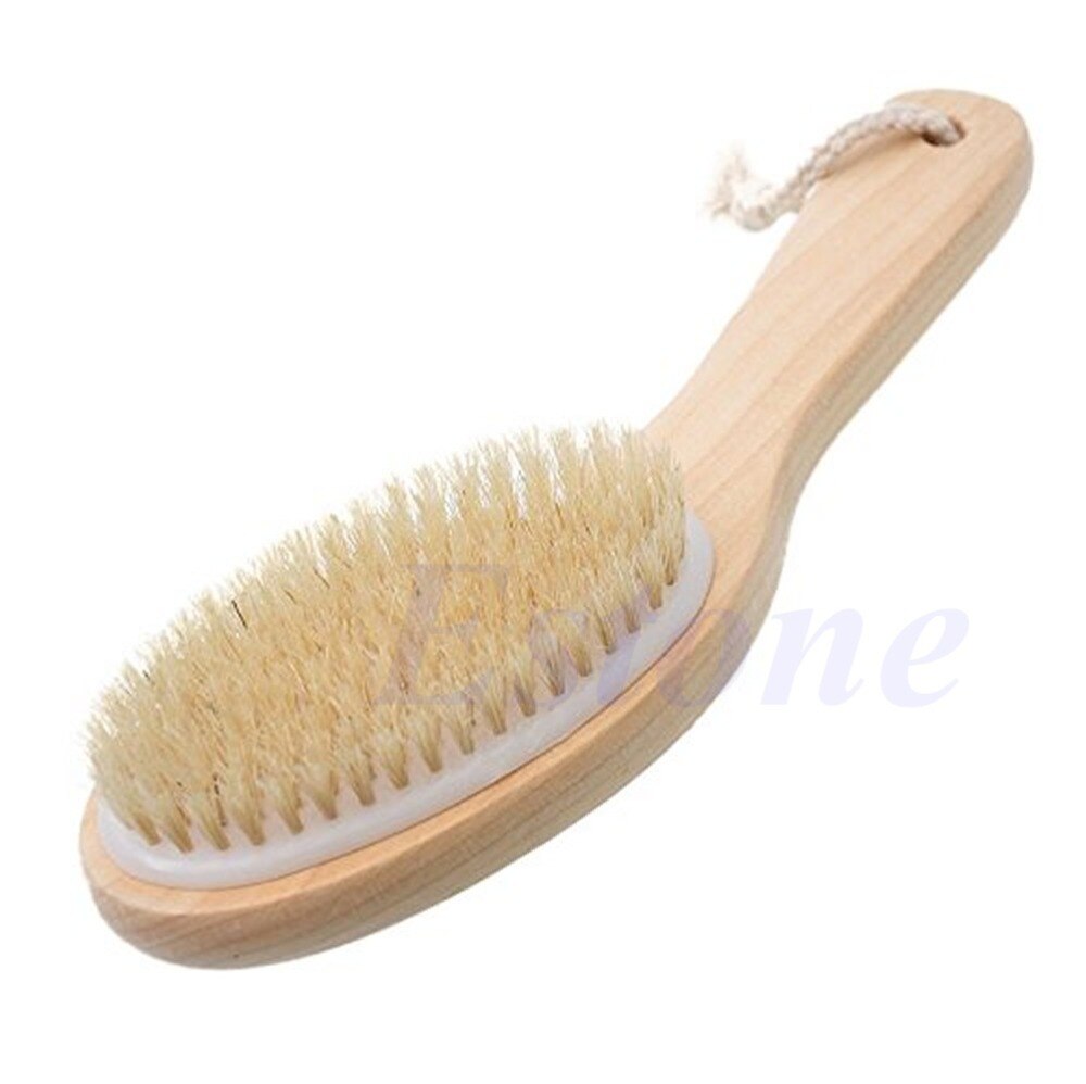 Brosse d'exfoliation de peau sèche de soies naturelles de corps complet désintoxication combattent la Cellulite Tool-S127