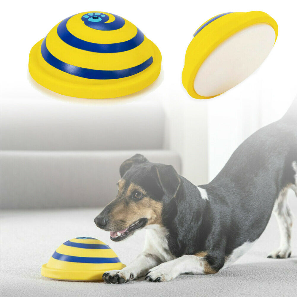 Sounding Disc Woof Glider Soft & Safe Indoor Play Toy Pet Dogs Toy Entertainment Pet Play Accessories Toy