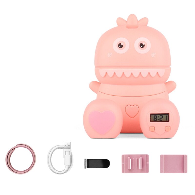 Ventilatore USB indossabile portatile mostri dei cartoni animati design orologio per bambini ventilatore supporto per telefono ventilatore USB ricaricabile 3 attrezzi per bambini