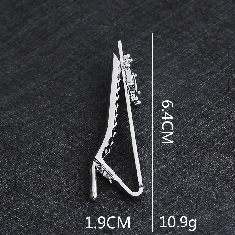 Men's Business Tie Clip Copper Windmill Simple Customization of Individual Character
