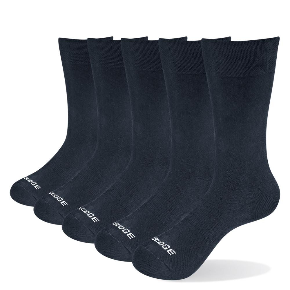 YUEDGE Calcetines para hombre de fibra de bambú, Cómodos calcetines de vestir informales de negocios para hombre, calcetines finos de verano para hombre talla EU 39-47