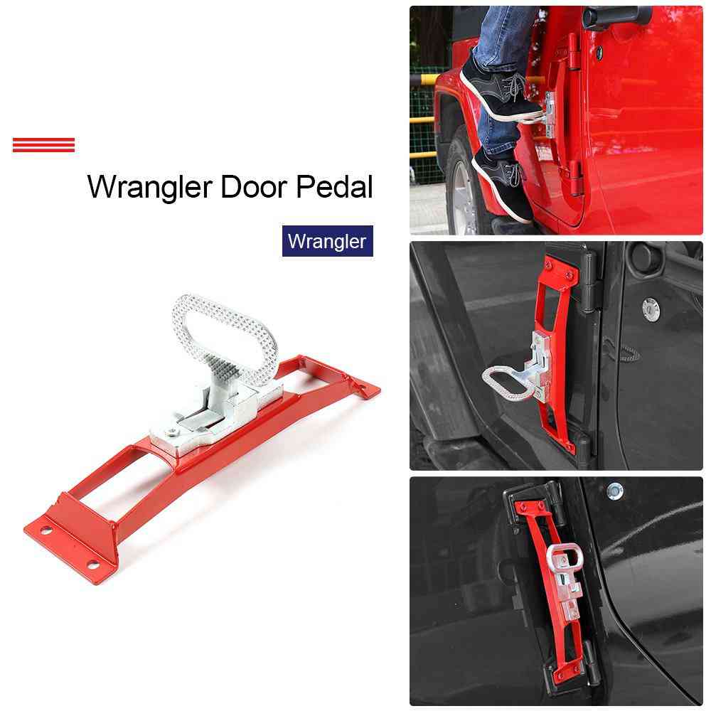 For Jeep JK Accessories Foot Pedal Door Hinges Foot Pedal Peg For Jeep Wrangler JK 2007 Exterior Parts