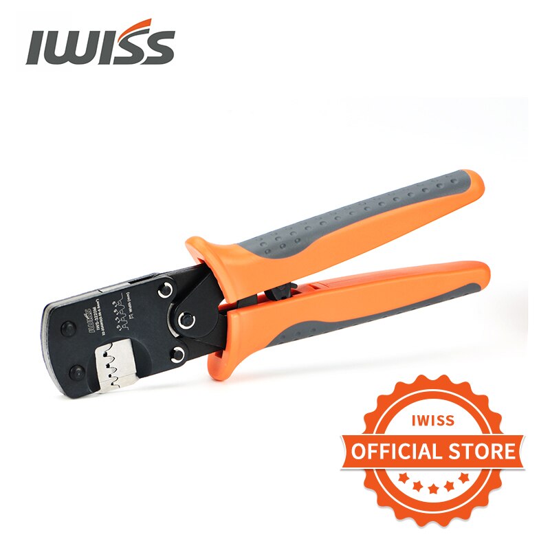 Iwiss iws -3220 460 stk crimptænger mini crimper værktøj til jst dupont terminal smalle stikben 0.08-0.5 mm²awg 32-20: Iws -3220