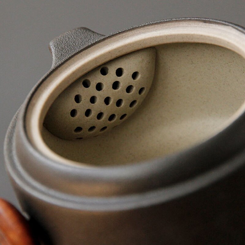 Travel portable tea set Ceramic personal teapot One pot two cup set Office travel portable ceramic teapot