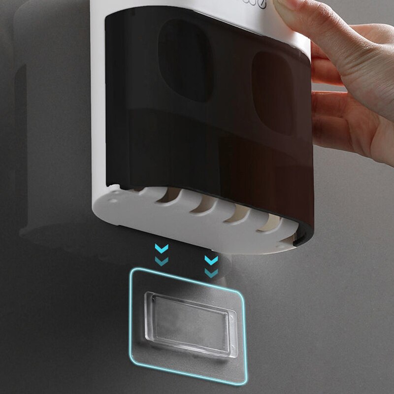 Automatic Toothpaste Suction Wall-mounted Dual-position Toothpaste Squeezer