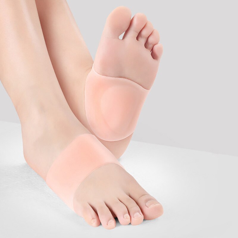 Ushine buede hvælvede såler fasciitis silikone skoindlæg sporer fodpleje flade fødder sokker pudepuder ortopædiske indlægssåler