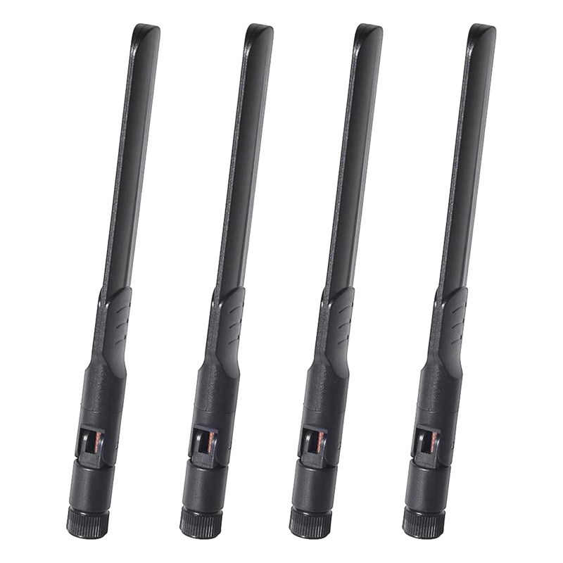 Antena wi-fi de banda dupla, 4 unidades, 2.4ghz 5ghz 5.8ghz 8dbi mimo RP-SMA antena masculina para roteador wi-fi placa de rede sem fio